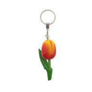 Sleutelhanger tulp rood/geel