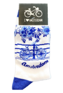 Sokken Amsterdam Delfts blauw 36/41