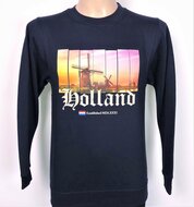 Sweater Holland molen blauw