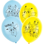 Ballonnen Pok&eacute;mon 6 stuks