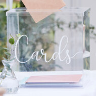 Ginger Ray - Wedding - Card Box Acrylic
