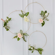 Ginger Ray - Wedding - Deco Hoops Metal Gold