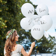 Ginger Ray - Wedding - Ballonnen mr en mrs 