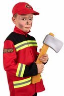 Brandweerman kostuum rood kinderen