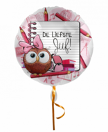 Folieballon De liefste juf