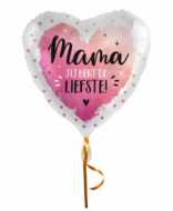 Folieballon Mama jij bent de liefste 43 cm