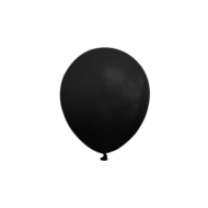Ballonnen klein zwart 100 stuks