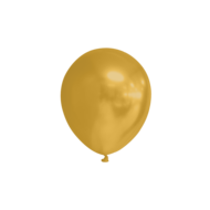 Ballonnen klein metallic goud 100 stuks