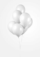 Ballonnen wit 10 stuks