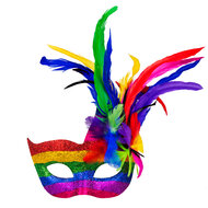 Oogmasker Venice arcobaleno regenboog