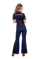 Catsuit matroos luxe blauw dames