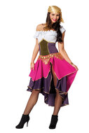 Zigeunerin jurk met bandana dames