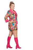 Disco pop-art jurk dames