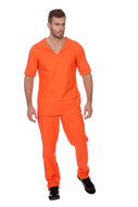 Boevenpak heren oranje Jailbird