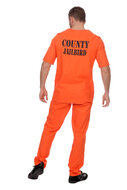 Boevenpak heren oranje Jailbird