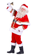 Kerstman kostuum polyester fluweel met cape