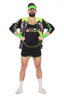 Trainingspak retro Aerobic fitness outfit heren