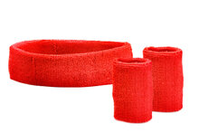 Zweetbandjes rood