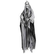 Hangdecoratie skeletspook 180 cm