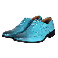 Herenschoenen turquoise