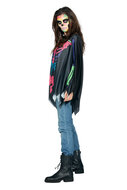 Poncho skelet multicolor