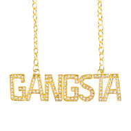 Ketting Gangsta met diamant
