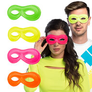 Oogmasker neon assori 