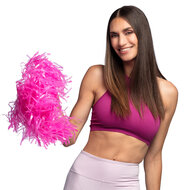 Cheerleader pompom roze
