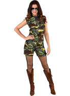 Army hotpants camouflage top met broekje