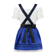 Dirndl jurk royal blauw