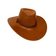 Cowboyhoed nepleer bruin