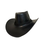 Cowboyhoed nepleer zwart