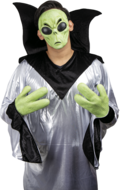 Masker Alien met Handen Halloween