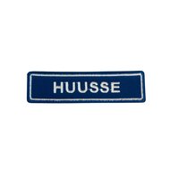 Straatnaambordje embleem Huusse