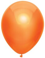Ballonnen metallic oranje 10 stuks - 30 cm