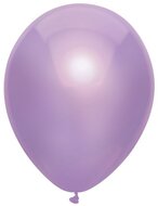Ballonnen metallic lila 10 stuks - 30 cm