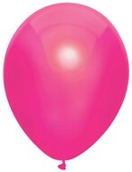 Ballonnen metallic hot pink - 30 cm