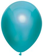 Ballonnen metallic teal - 30 cm