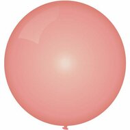 Topballon ros&eacute; goud 91 cm
