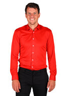 Blouse rood heren