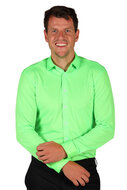 Blouse neon groen heren