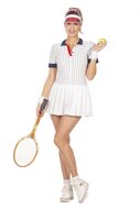 Retro tennis jurk dames