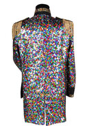 Carnavalsjas dames Sequinmaster mix van kleuren