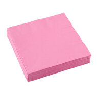 Servetten roze 20 stuks