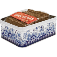 Blik met speculaas Delftsblauw