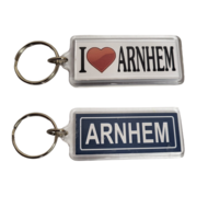 Arnhem Sleutelhanger Combinatie Arnhem en I Love Arnhem