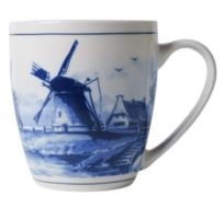 Koffiemok Delfts blauw Molen