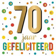 Verjaardagskaart - Daisy XL - 70 jaar