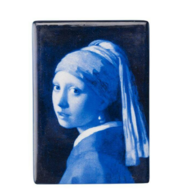 Magneet Keramiek Delfts Blauw - Meisje met de Parel