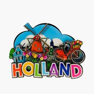 Magneet MDF - Comic Molen Holland